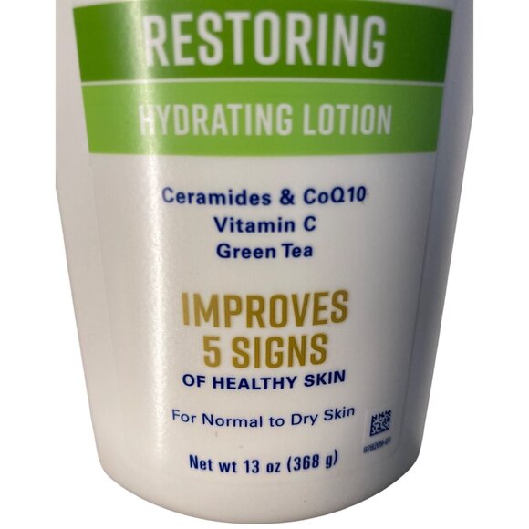 Gold Bond Restoring Hydrating Lotion 13 Oz Ceramides CoQ10 Vitamin C Green Tea F - Picture 4 of 4
